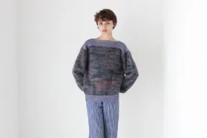 80s Reversible Mohair & Wool Cardigan or Backless Sweater
