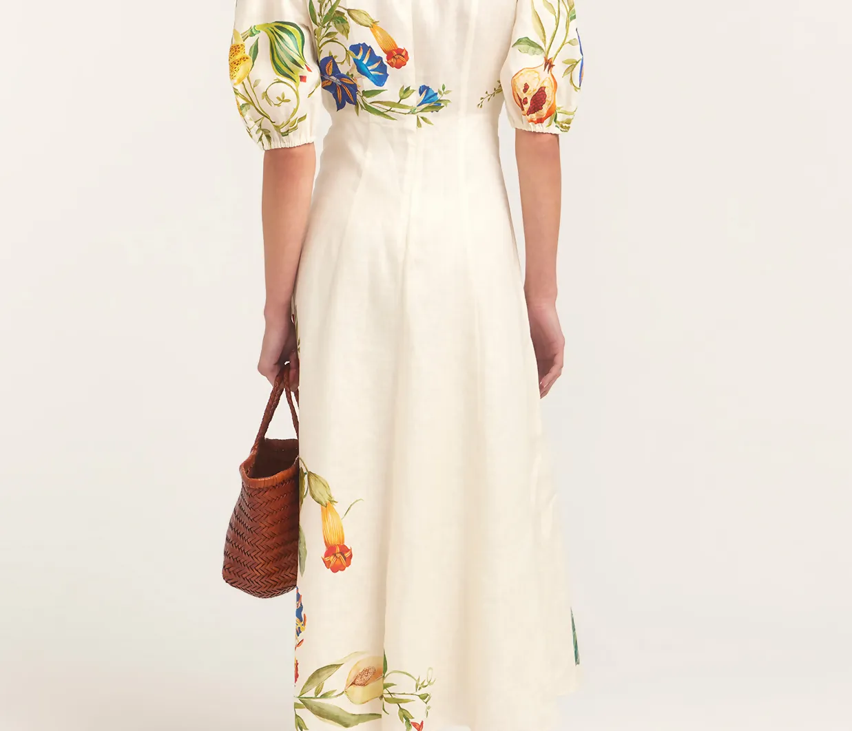 Alemais Flores Midi Dress