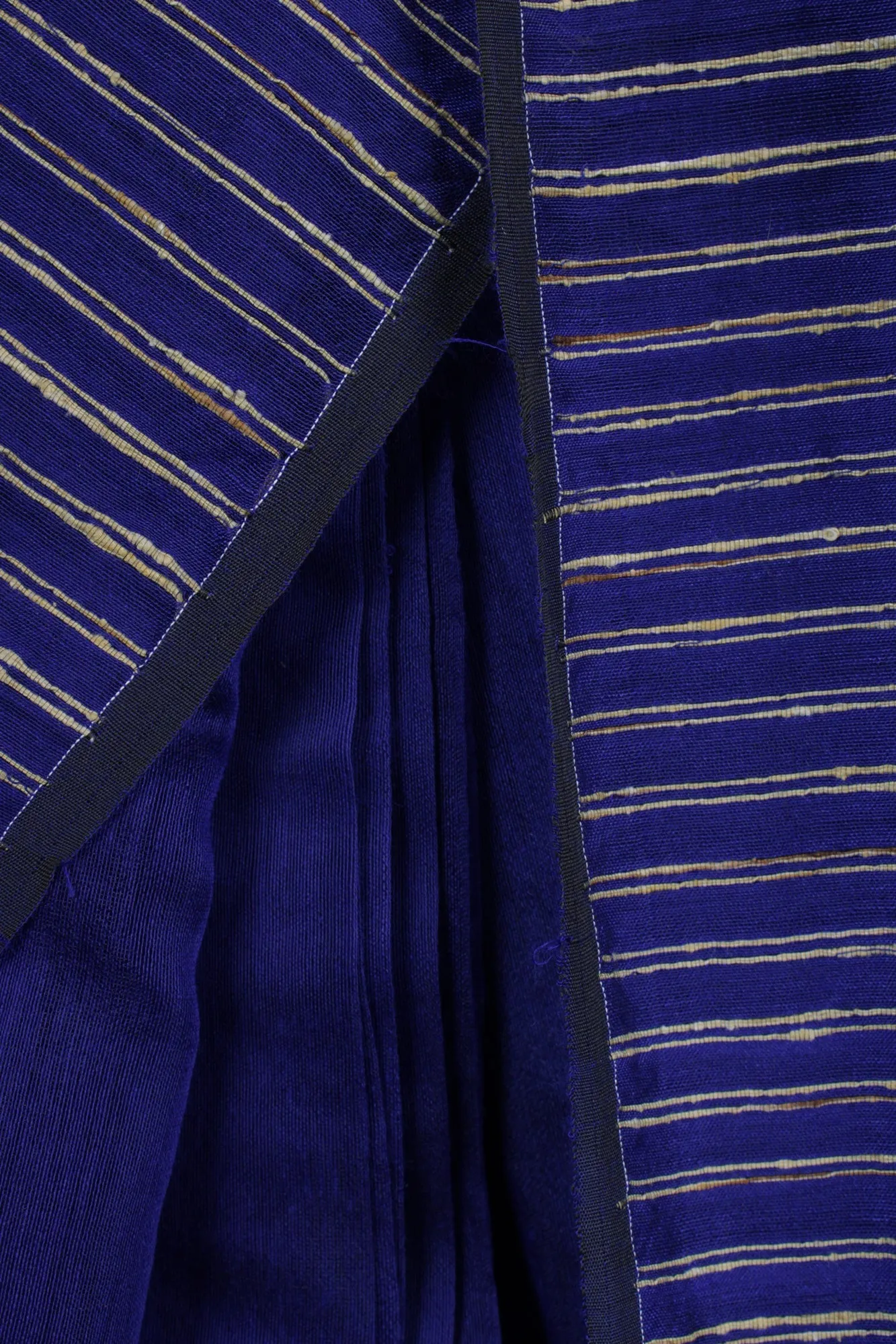 Blue ghicha work allure Wrap in 1 minute saree