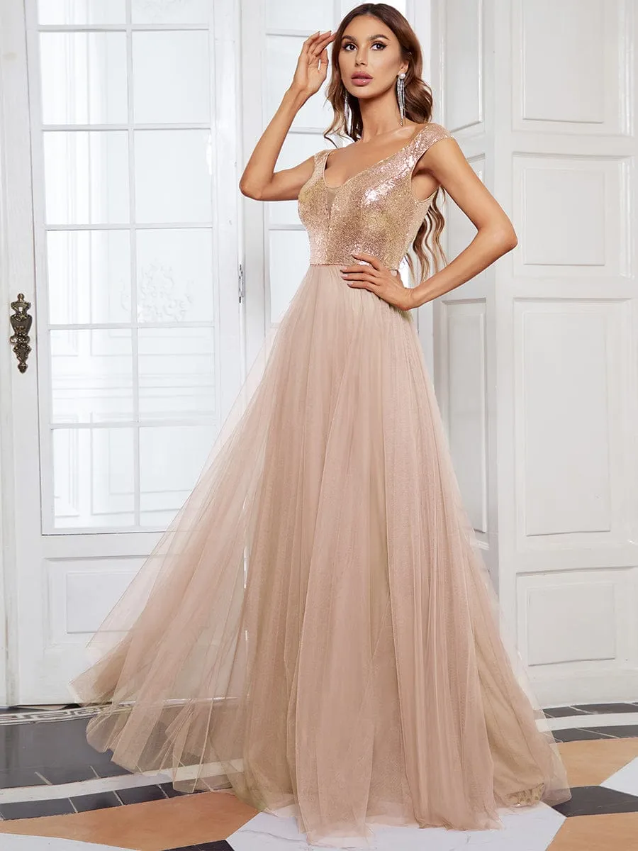 Breathtaking Sequin and Tulle Ensemble