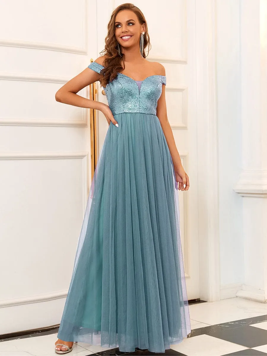 Breathtaking Sequin and Tulle Ensemble