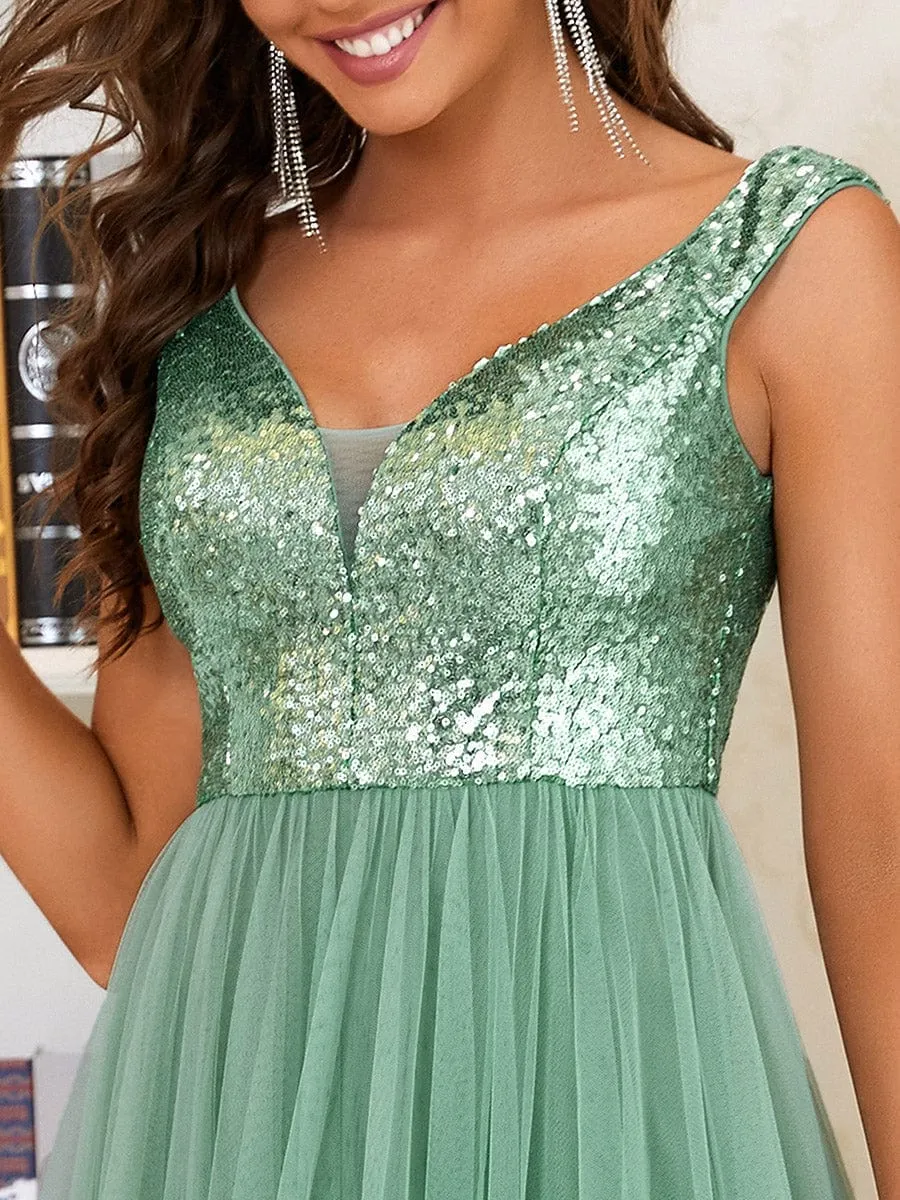 Breathtaking Sequin and Tulle Ensemble