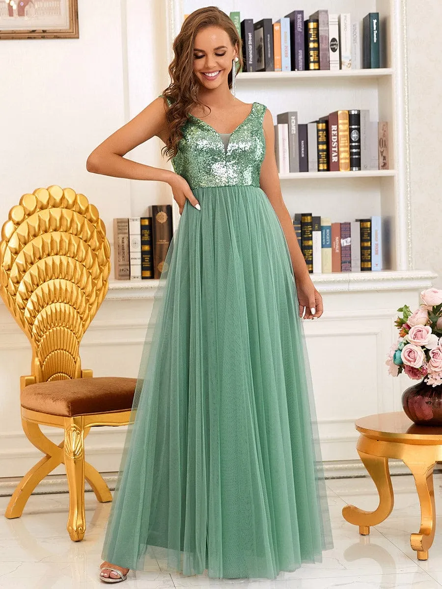 Breathtaking Sequin and Tulle Ensemble