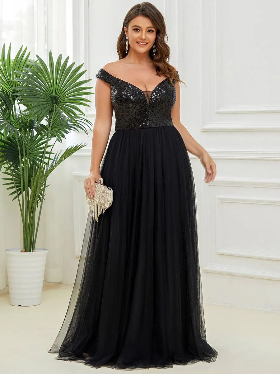 Breathtaking Sequin and Tulle Ensemble