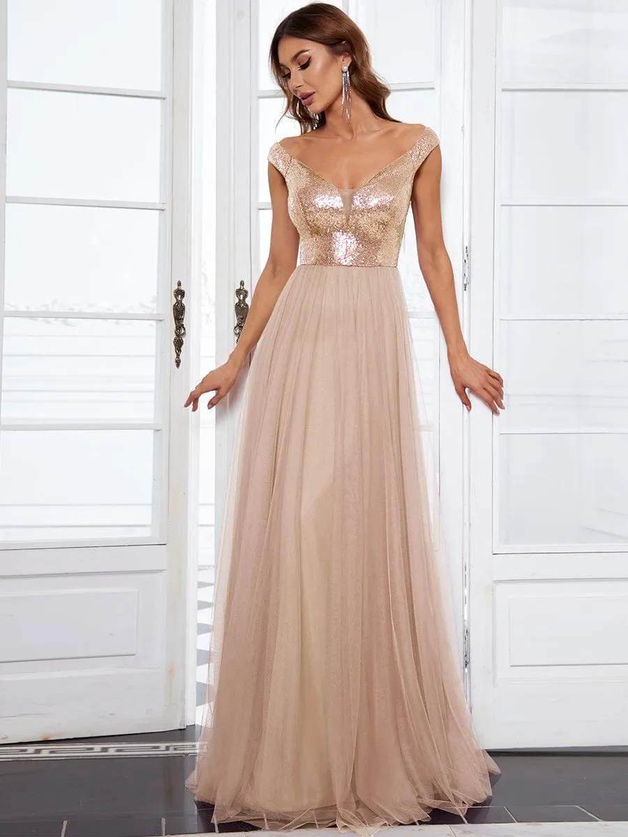 Breathtaking Sequin and Tulle Ensemble