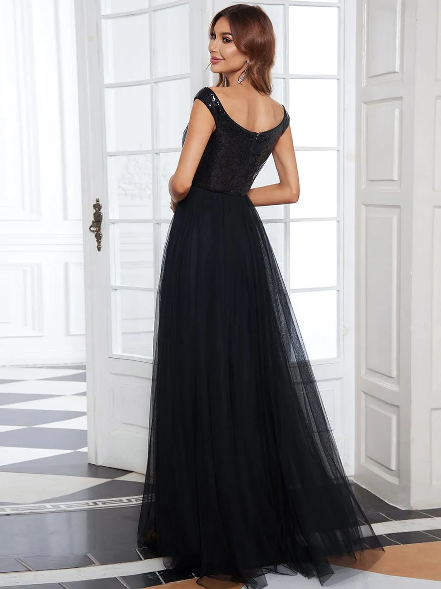 Breathtaking Sequin and Tulle Ensemble