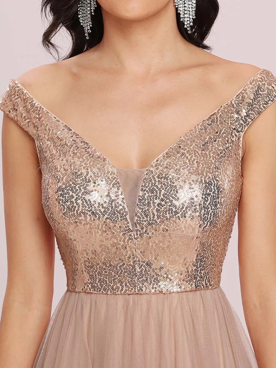 Breathtaking Sequin and Tulle Ensemble