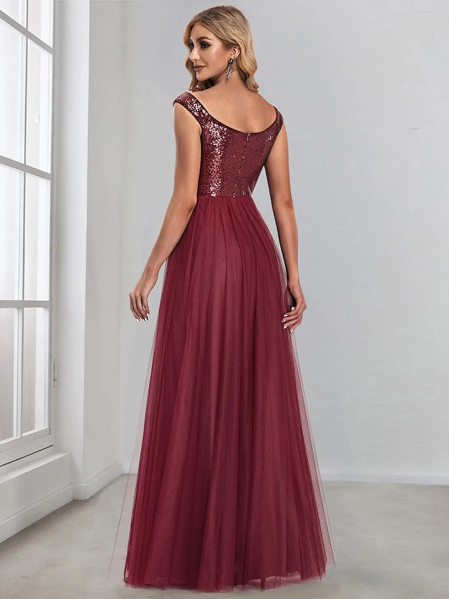 Breathtaking Sequin and Tulle Ensemble