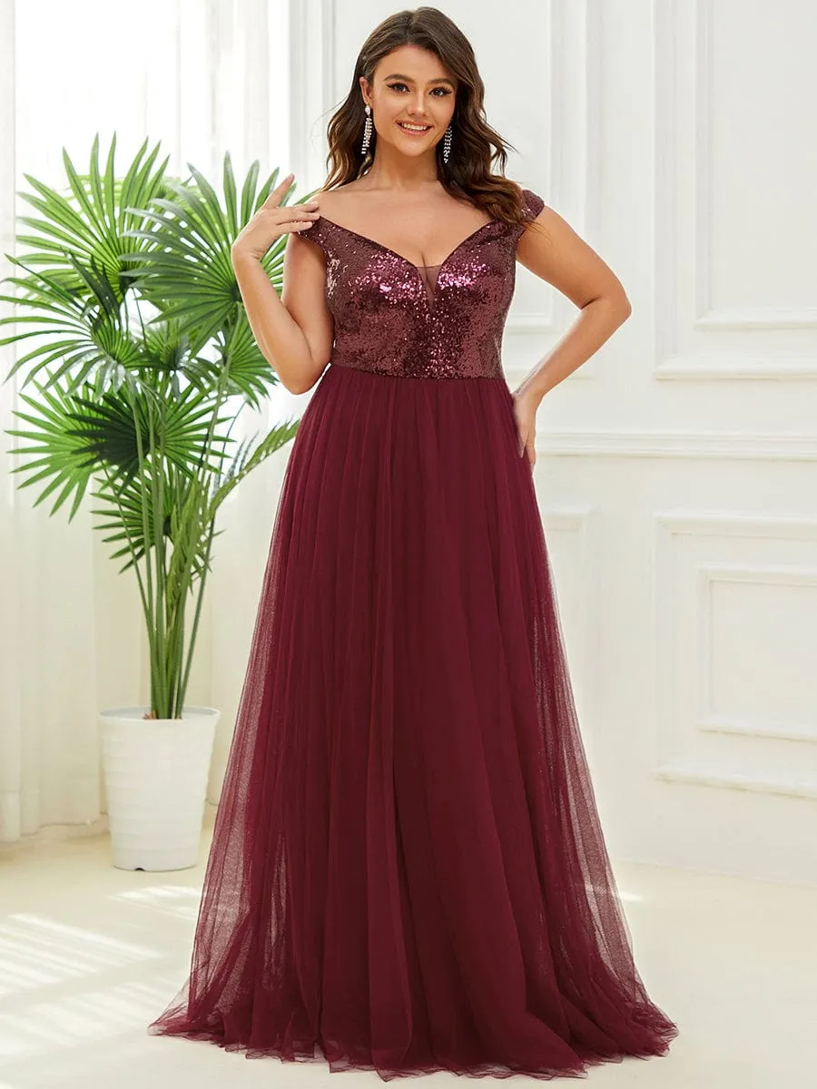 Breathtaking Sequin and Tulle Ensemble