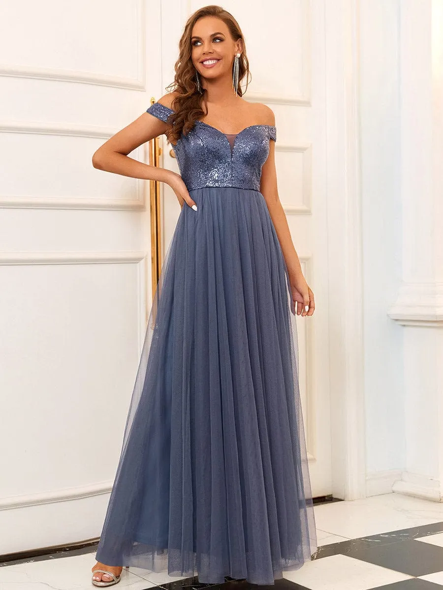 Breathtaking Sequin and Tulle Ensemble