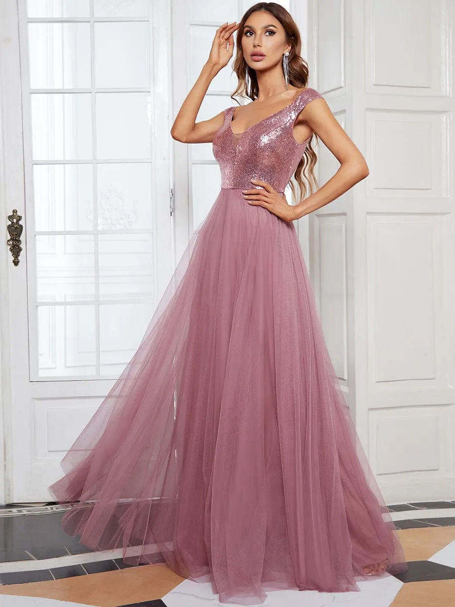 Breathtaking Sequin and Tulle Ensemble