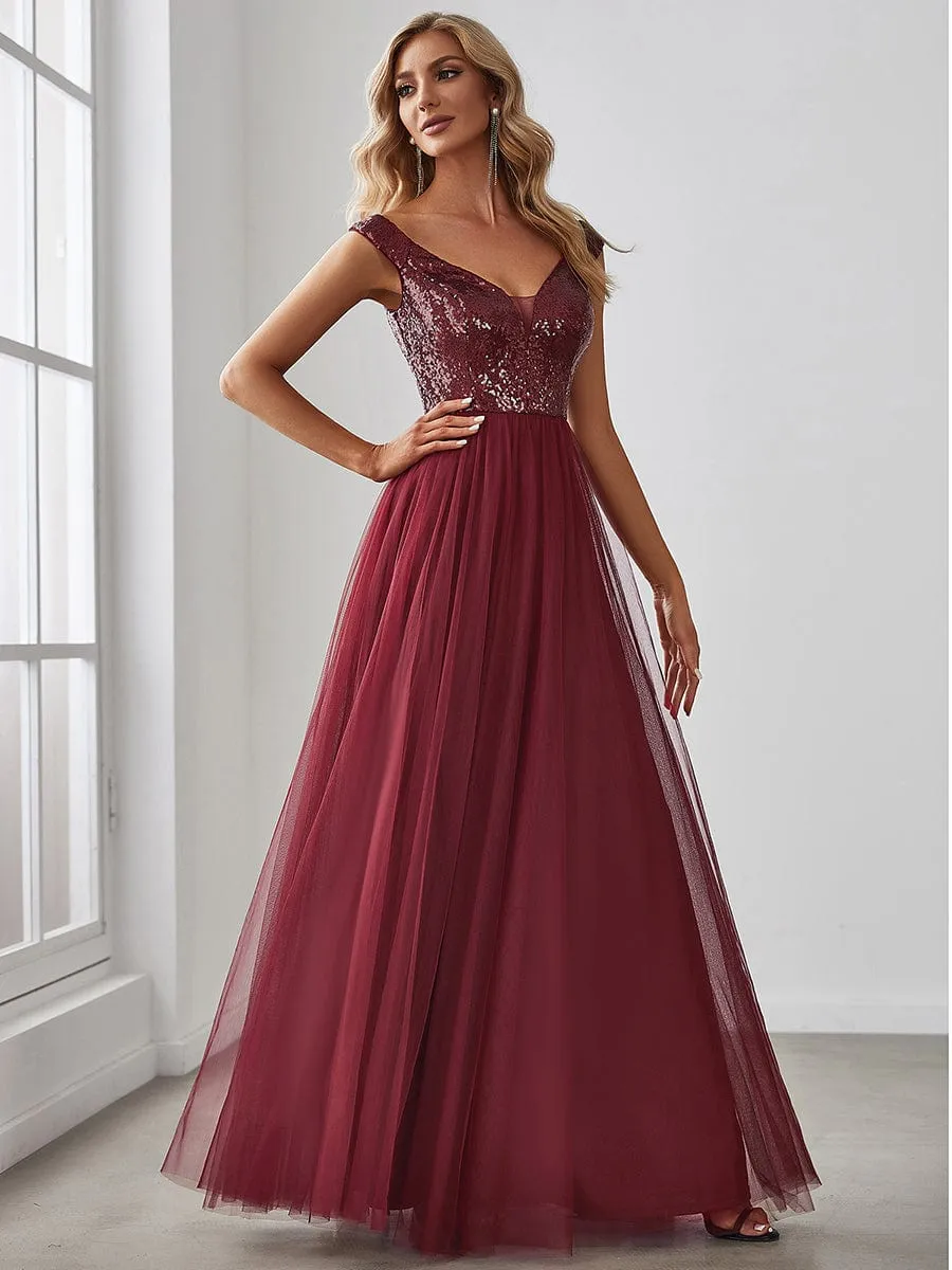 Breathtaking Sequin and Tulle Ensemble
