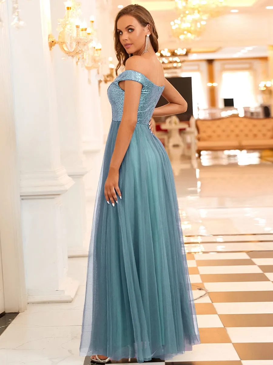 Breathtaking Sequin and Tulle Ensemble