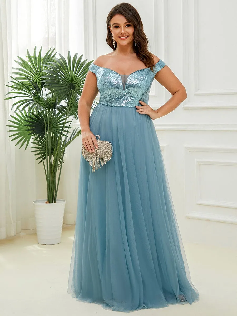 Breathtaking Sequin and Tulle Ensemble