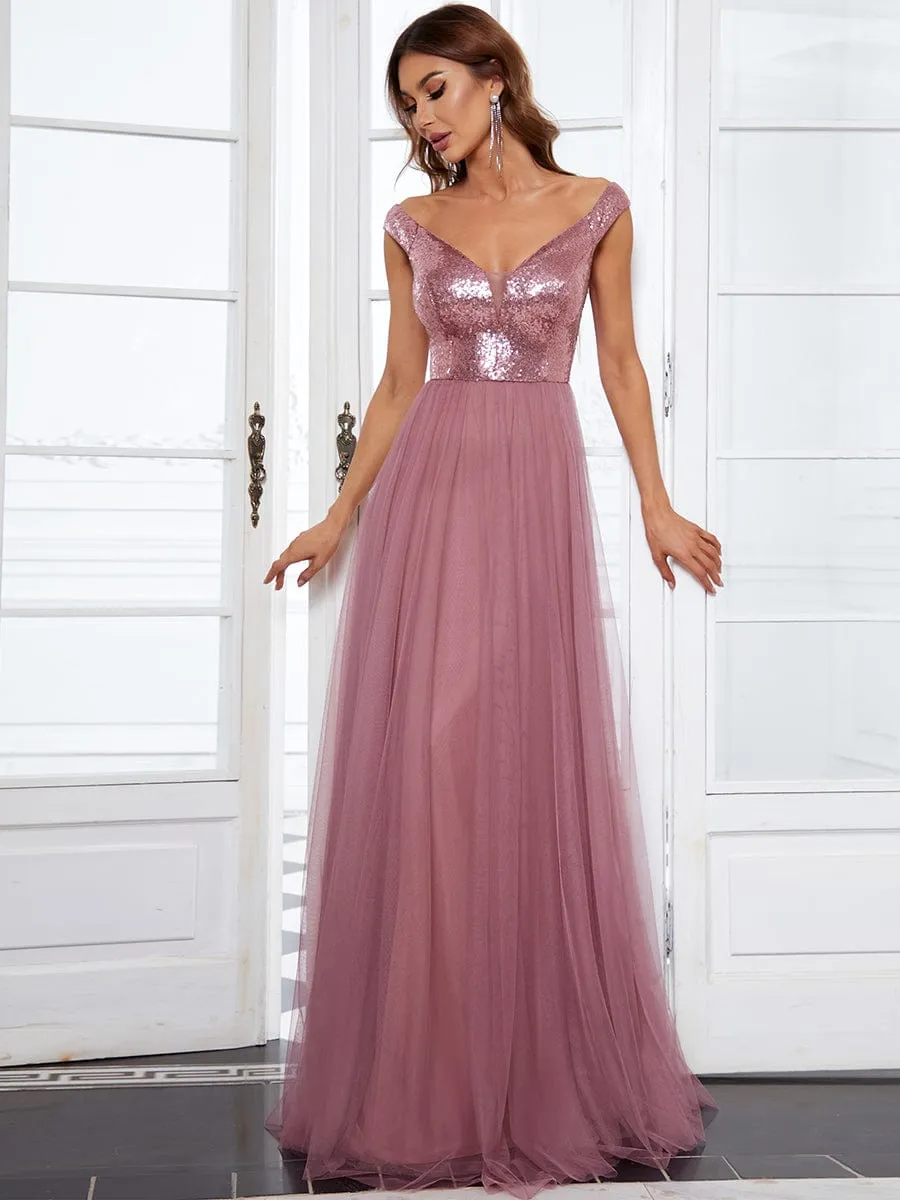 Breathtaking Sequin and Tulle Ensemble