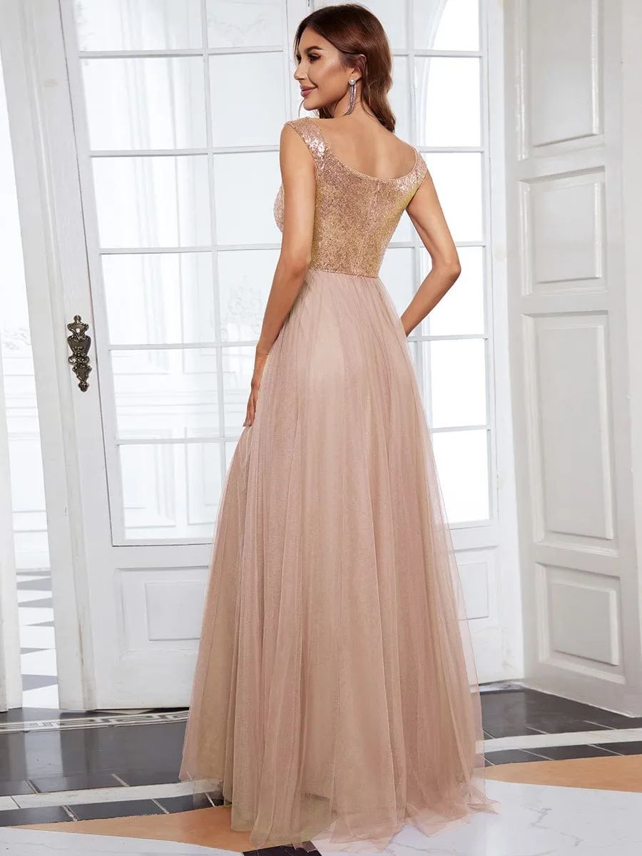 Breathtaking Sequin and Tulle Ensemble