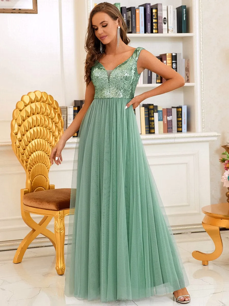 Breathtaking Sequin and Tulle Ensemble