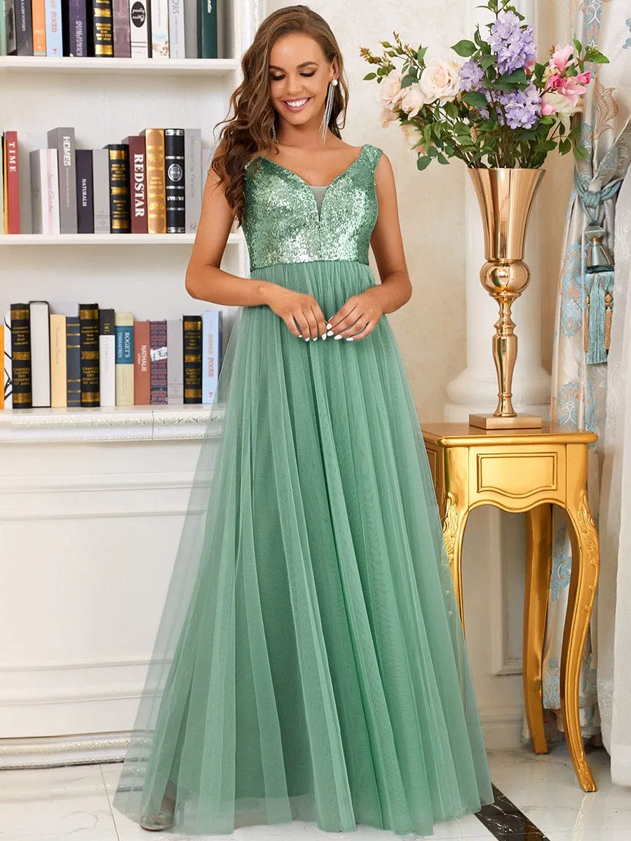 Breathtaking Sequin and Tulle Ensemble