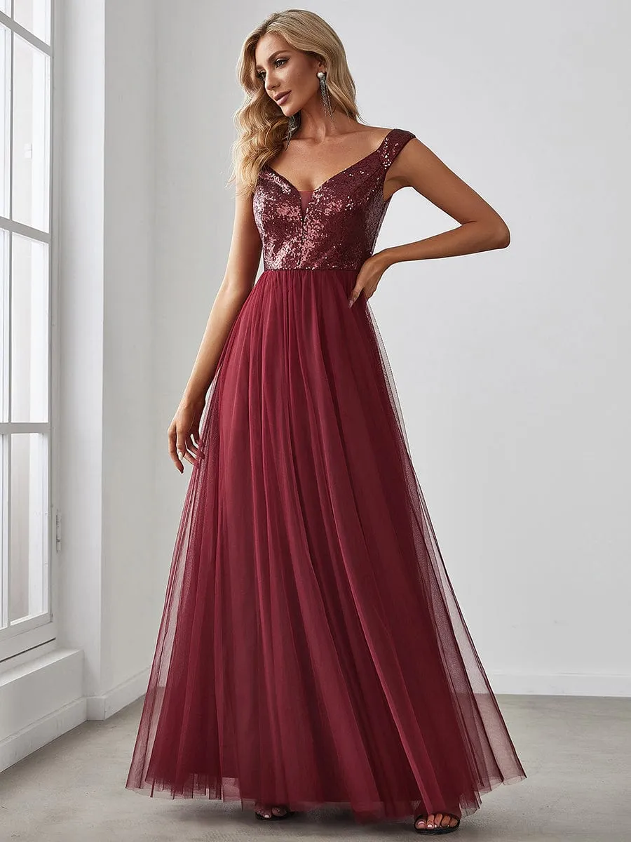 Breathtaking Sequin and Tulle Ensemble