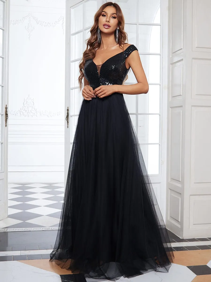 Breathtaking Sequin and Tulle Ensemble