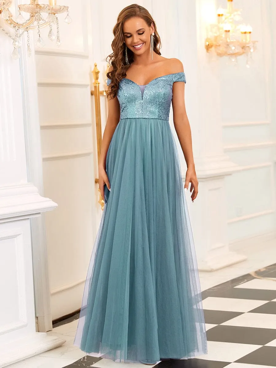 Breathtaking Sequin and Tulle Ensemble