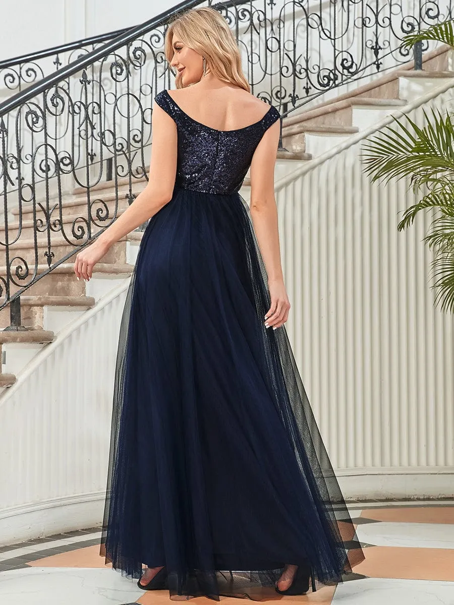 Breathtaking Sequin and Tulle Ensemble