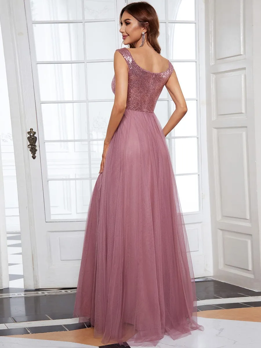 Breathtaking Sequin and Tulle Ensemble