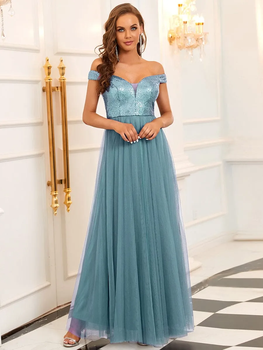 Breathtaking Sequin and Tulle Ensemble