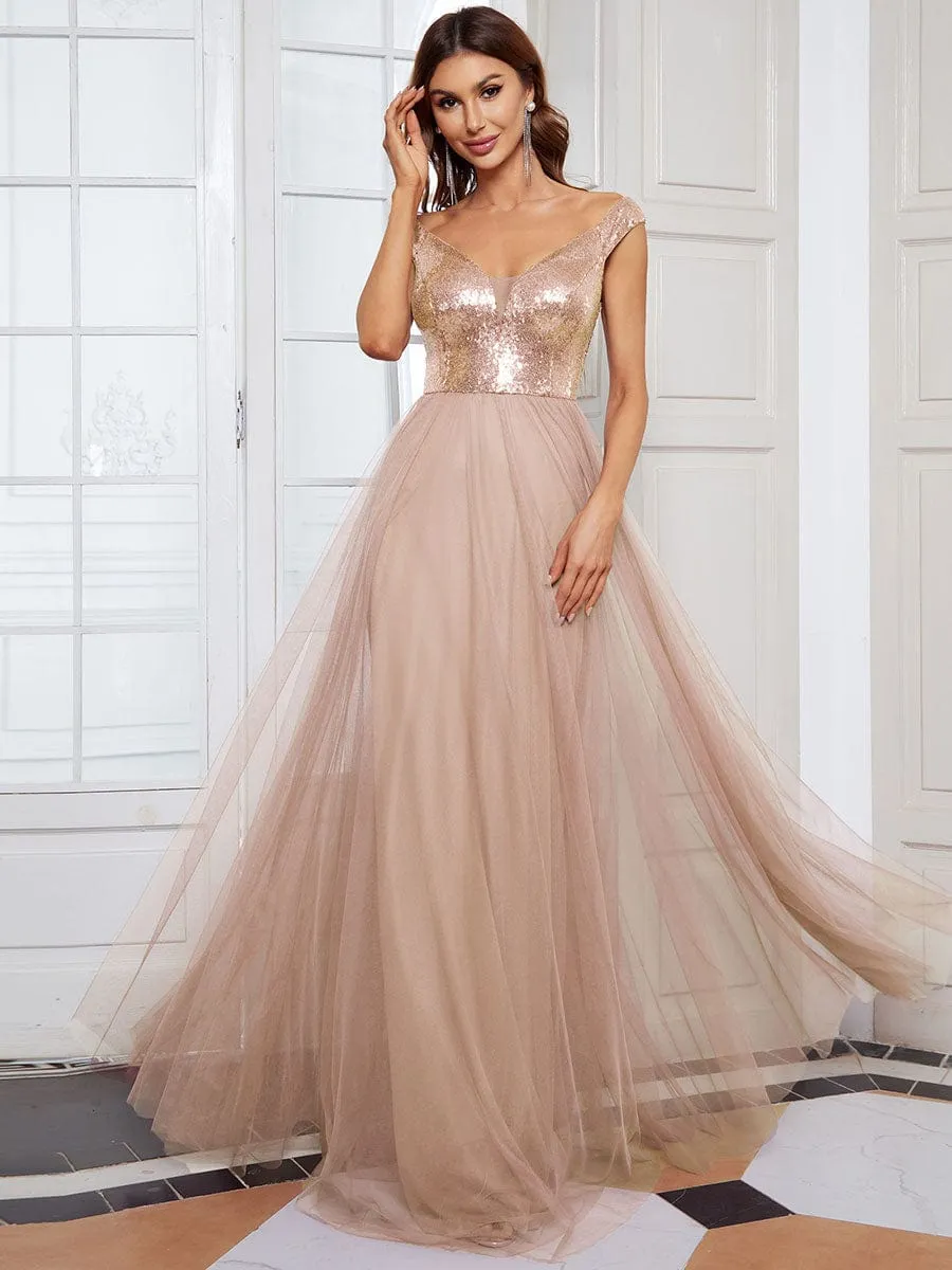 Breathtaking Sequin and Tulle Ensemble