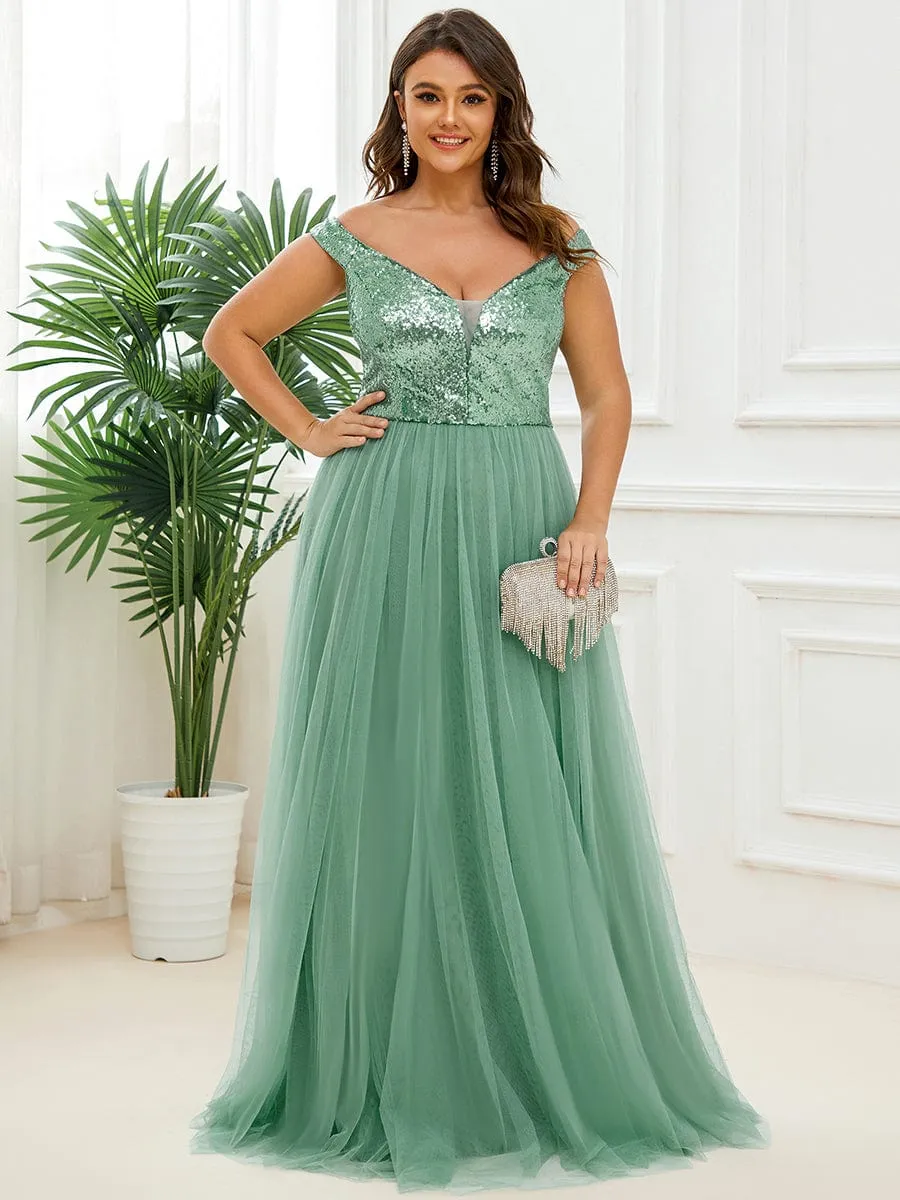 Breathtaking Sequin and Tulle Ensemble
