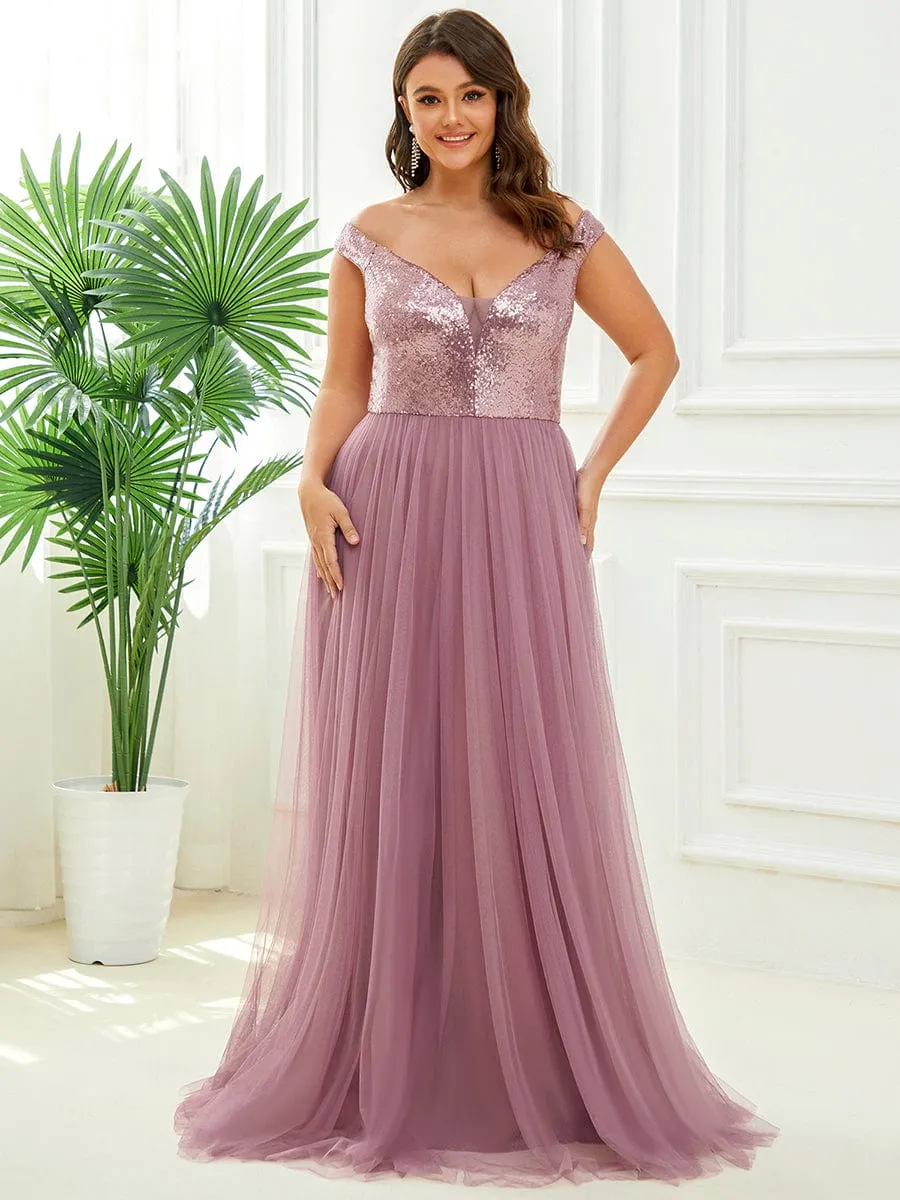 Breathtaking Sequin and Tulle Ensemble
