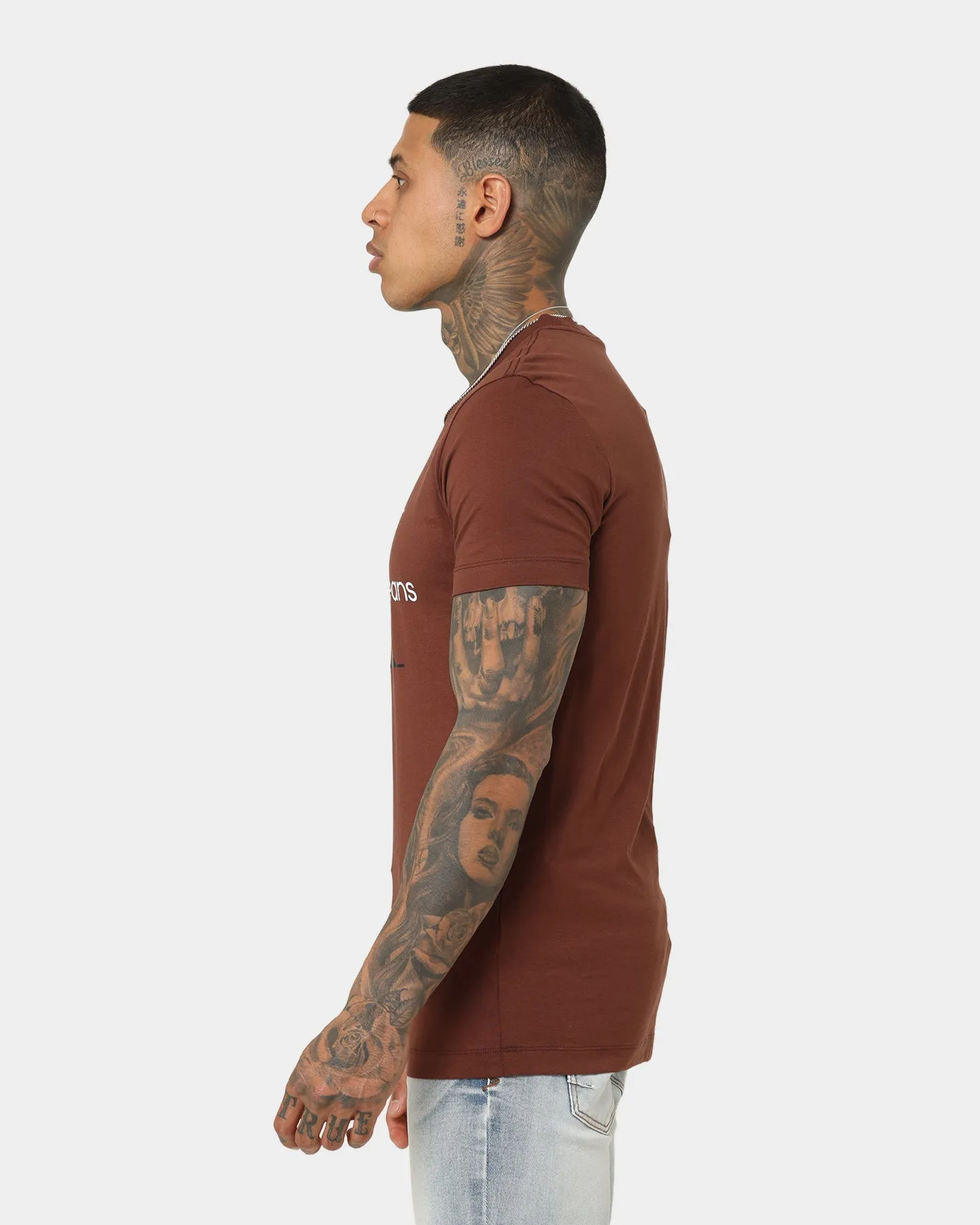Calvin Klein Monogram T-Shirt Dark Brown/Black
