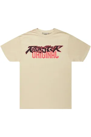 Camryn Beige Oversized T-Shirt