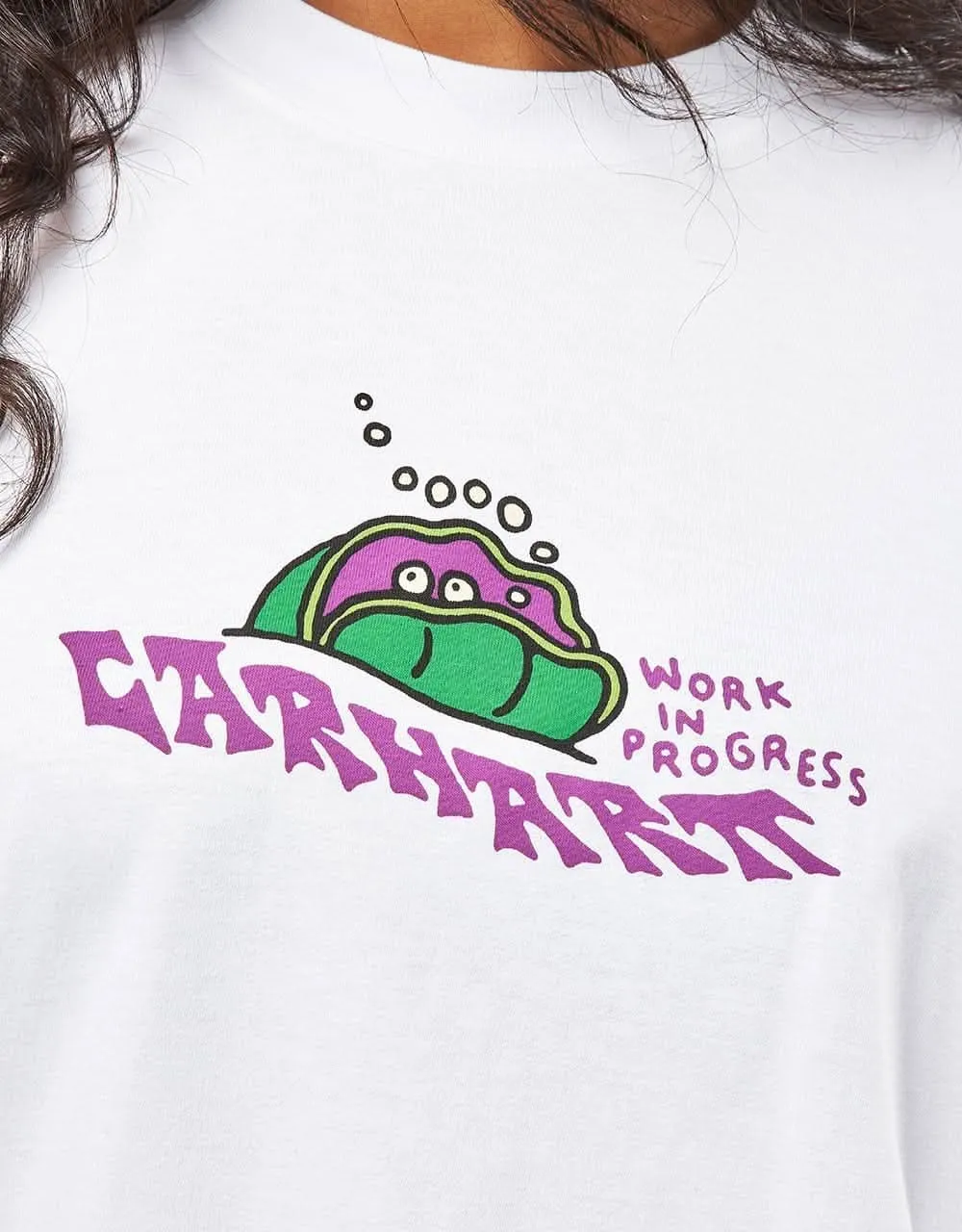 Carhartt WIP S/S Clam T-Shirt - White