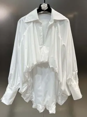 Casual Batwing Sleeve Shirt