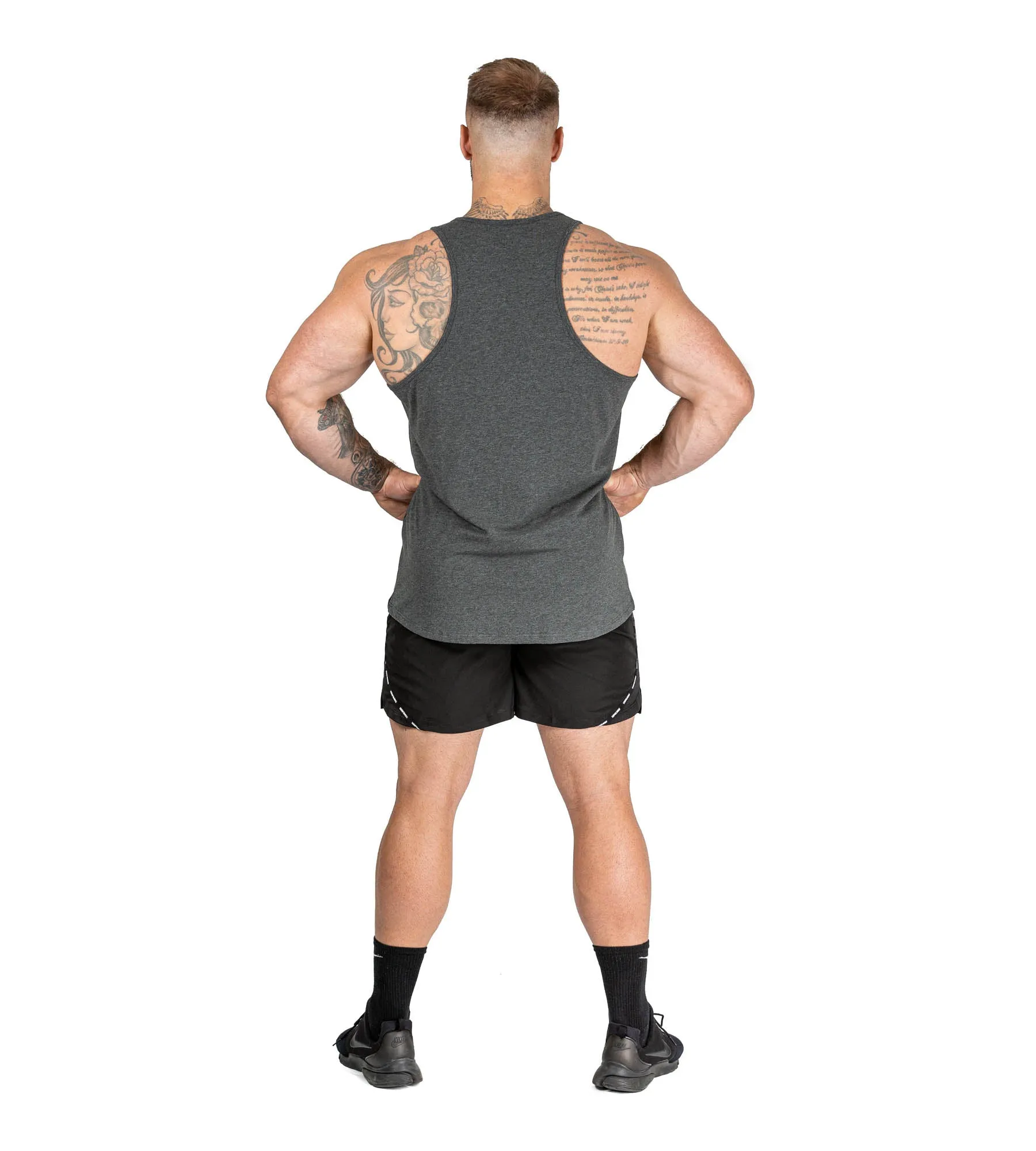 Classic Muscle Singlet - Charcoal