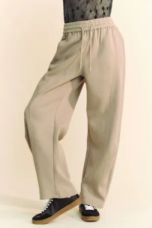 Davi & Dani Drawstring Wide Leg Sweatpants