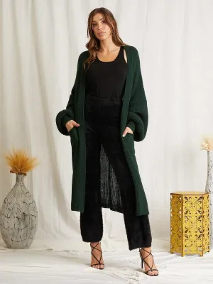 DEMI LONG KNIT CARDIGAN SWEATER