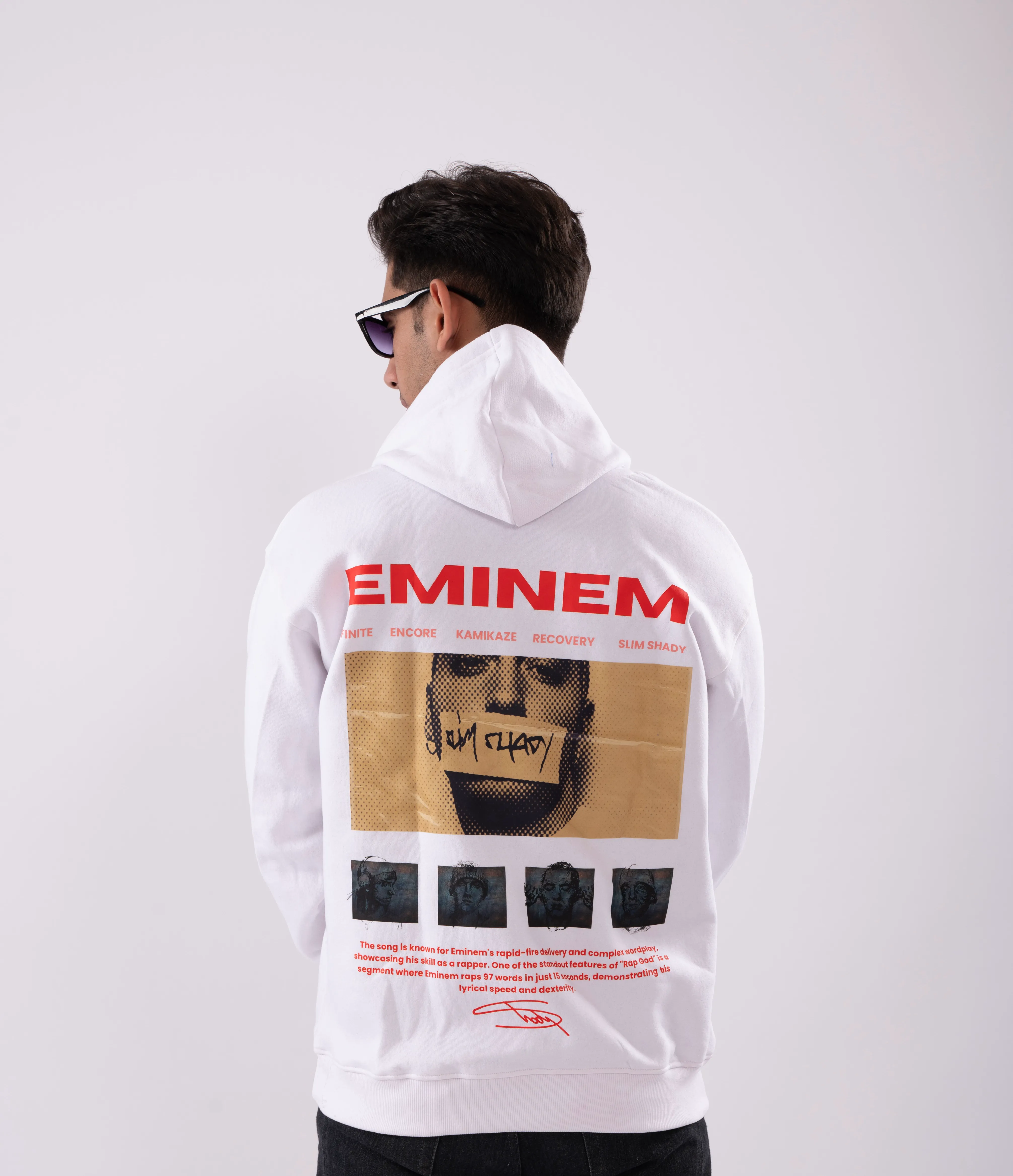 Eminem Designed Oversized Hoodie