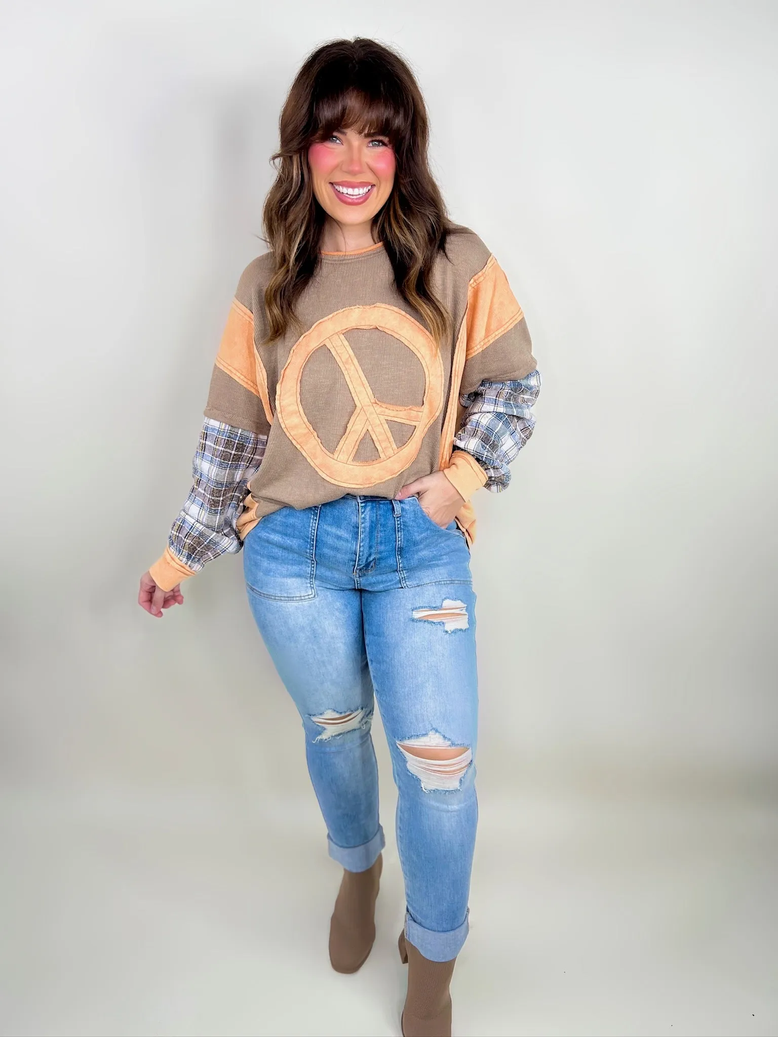 Hey Girl Boyfriend Jeans by Judy Blue