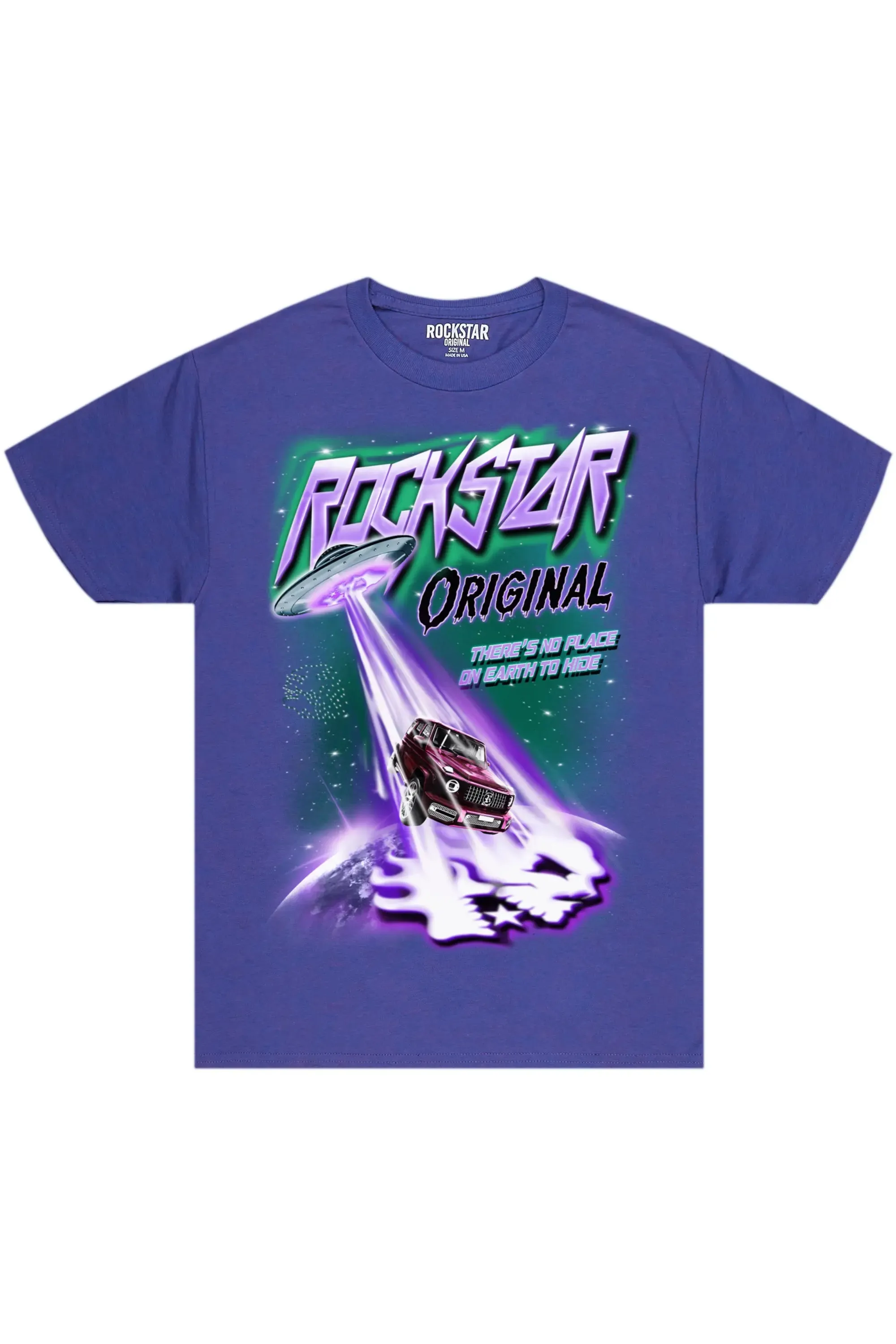 Jazmyne Purple Oversized T-Shirt