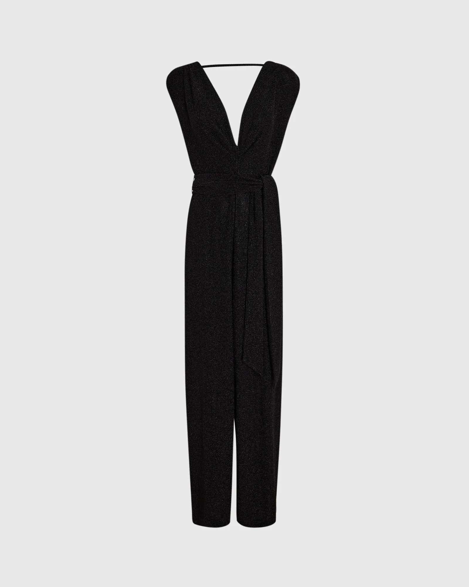 Metallic Knit Jumpsuit