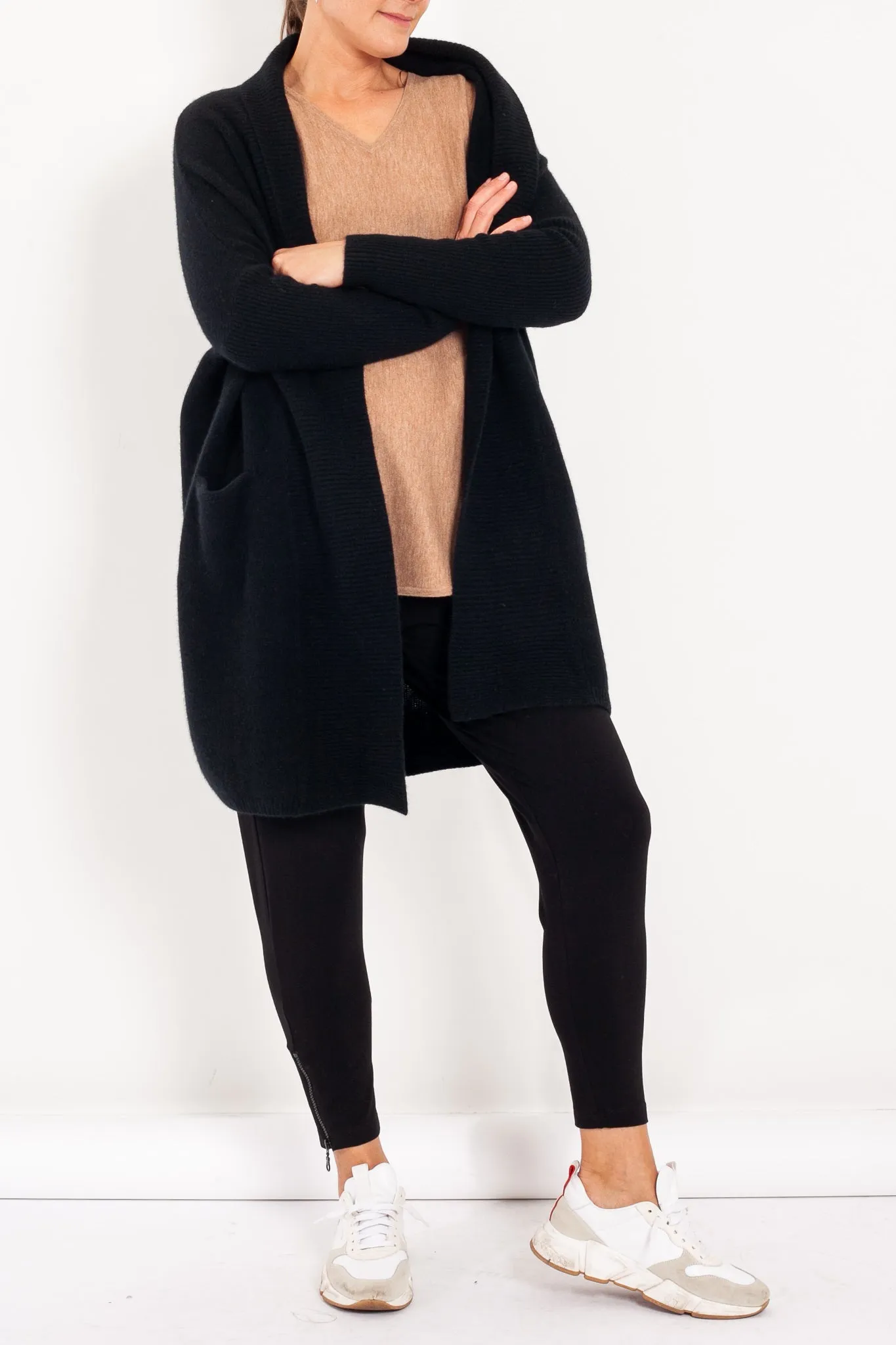 Mia Fratino Cassie Oversized Luxury Cashmere Cardi