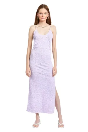 Spaghetti Strap Open Back Midi Dress