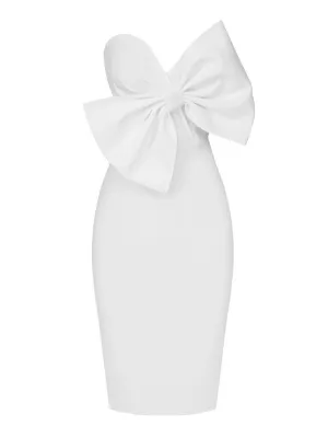 Spliced Bow Summer Dress