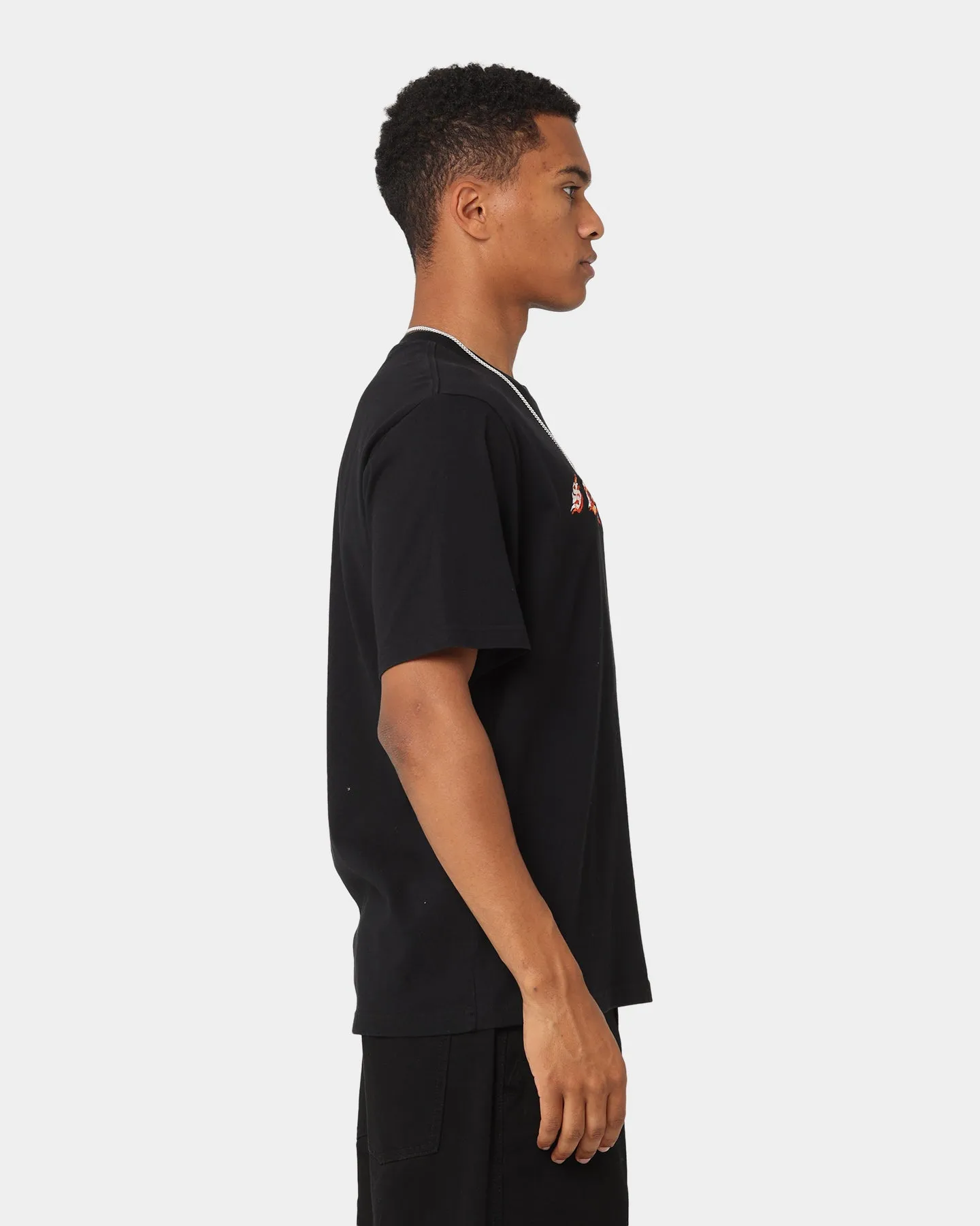 Supreme Flames T-Shirt Black