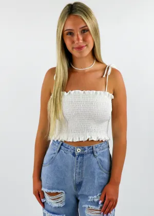 Tie Me Down Tank V2 ★ Ivory