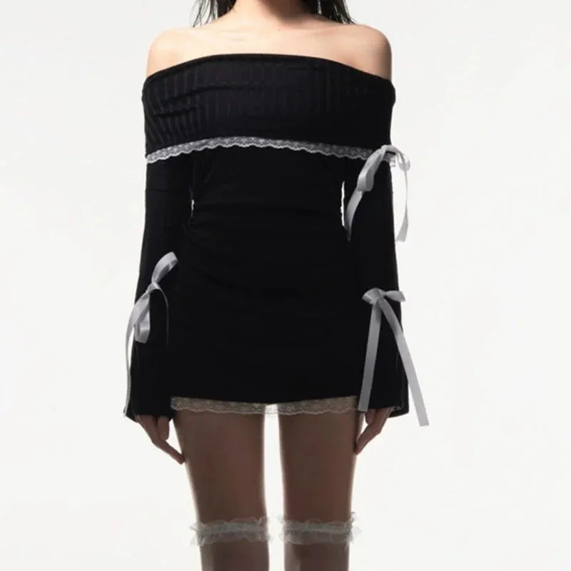 Vvsha Natalie Off Shoulder Mini Dress